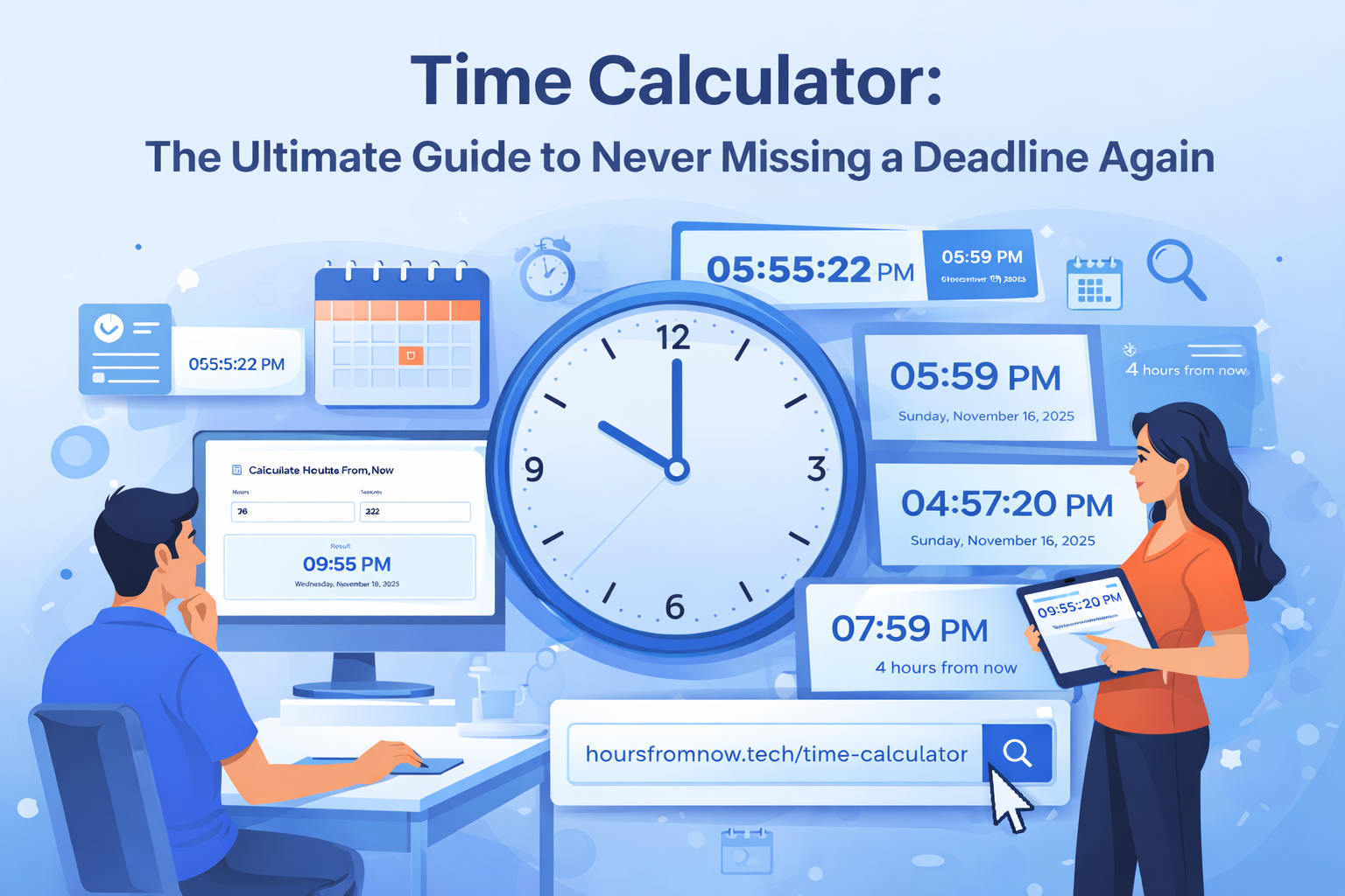 Time Calculator: The Ultimate Guide to Never Missing a Deadline Again